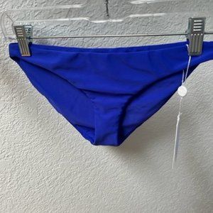 Mikoh Zuma Bikini Bottoms in Deep Blue Color, Size Small